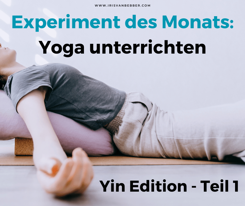 Du betrachtest gerade Experiment des Monats im Mai 2025: Yoga unterrichten – Yin Edition Teil 1